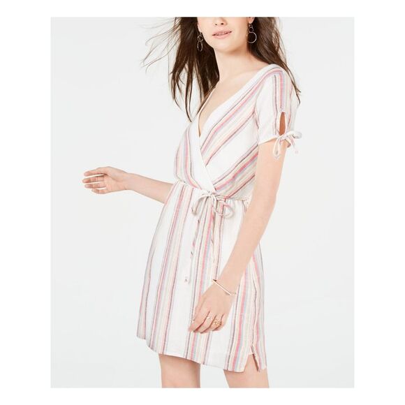 CITY STUDIO Dresses & Skirts - CITY STUDIO Womens Shift Short Dress Short Sleeve V Neck